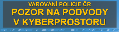 Varování policie ČR